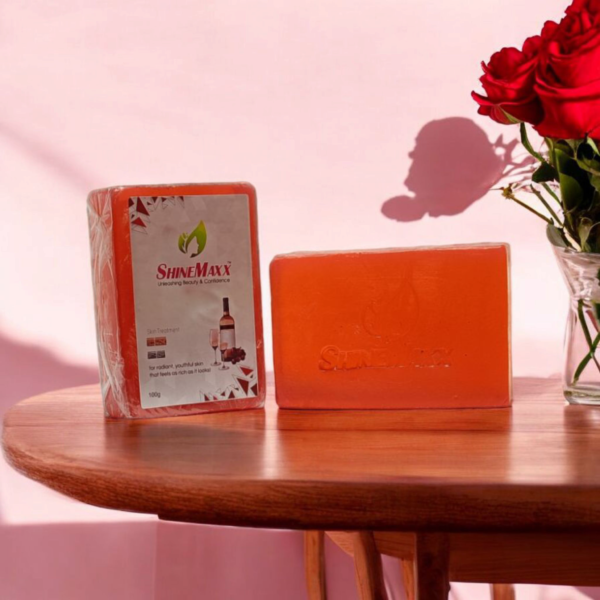 Luxurious Red Wine Bath Soap with a Rich, Creamy Lather